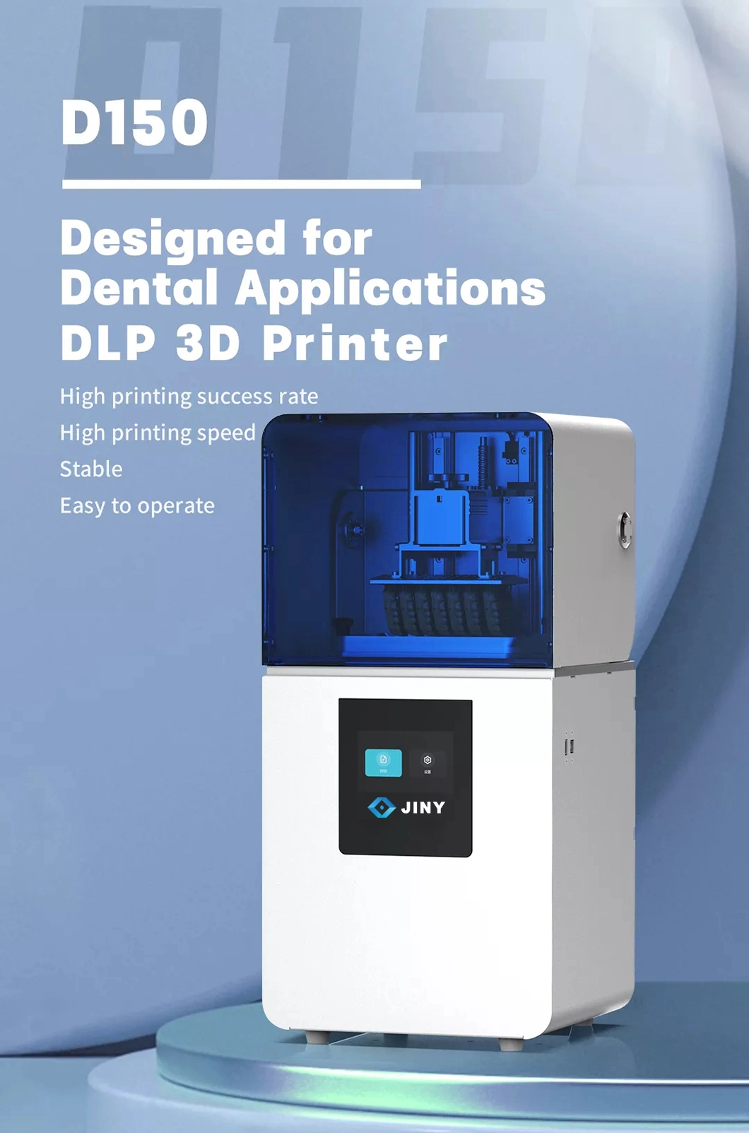 Good Threebody 2021 New Design Desktop Big Size LCD UV DLP 3D Printer Dental 3D Resin Printer