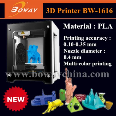 0.4mm Nozzle Diameter Internal Illumination Pause Allowable PLA Desktop 3D Printer