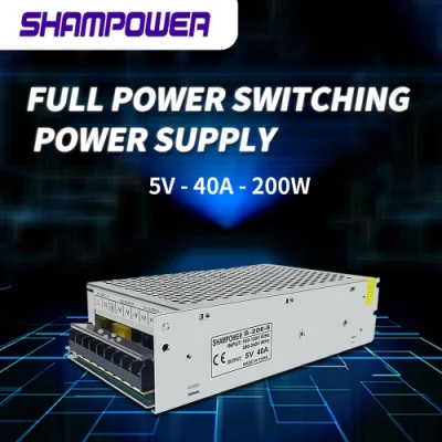 LED DC 5V 40A 200W Switching Power Supply for LED Display Screen