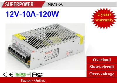 12V 10A 120W Security Monitoring Switching Power Supply